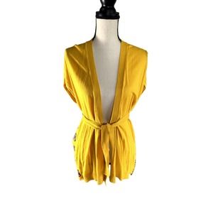 New York & Co Women's Wrap Front Belt Cardigan Sweater Sz S NWT